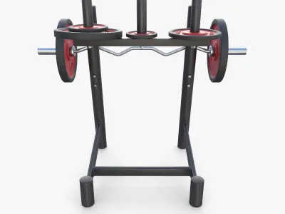 Curl rack 3D model