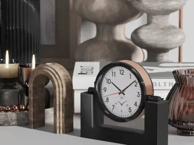 pampas decorative set 004 3D model