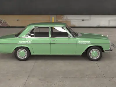 1968-1975 model Mercedes Benz W115 sedan car  3D model