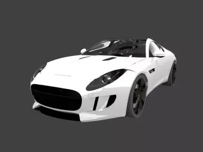 Jaguar F-type Coupe exterior 3D model