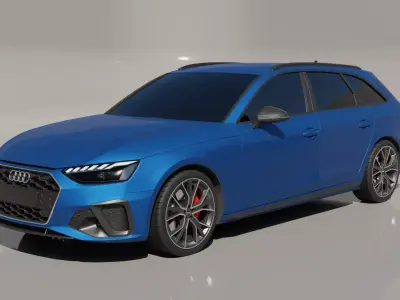 Audi A4 Avant 2022 Competition Plus 3D model