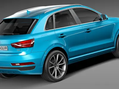 Audi Q3 2015 3D model