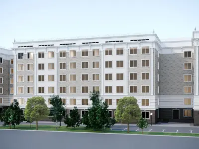 Residential complex 3D model