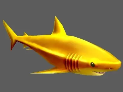 Shark Low-poly 3D model