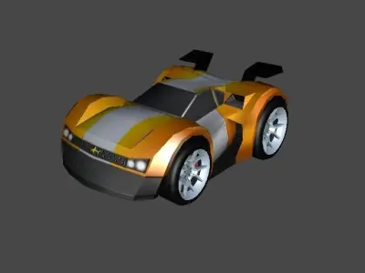 Mega Car Pack Low-poly 3D model