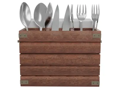 Utensil Box 3D model