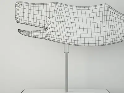 Carved Sperm Whale 3D model