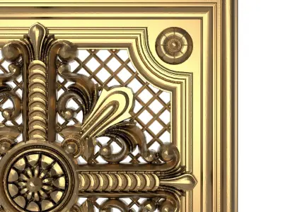  decorative pattern ready for 3D printing 3D model