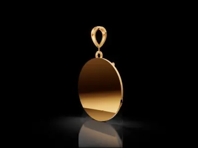 Fish Pendant 3D Model STL  3DM  Editable for Jewelry Printing Free 3D print model