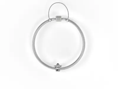 Cactus Charm 3D print model