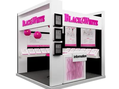Booth Exhibition Stand a359a 3D model