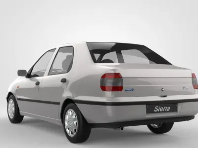 Fiat Siena 1996 - 2002 3D model