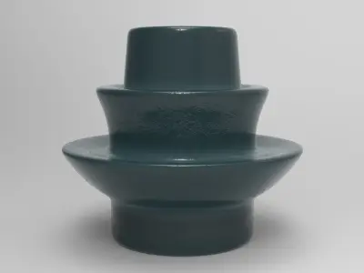Milo Candleholder Low-poly 3D model