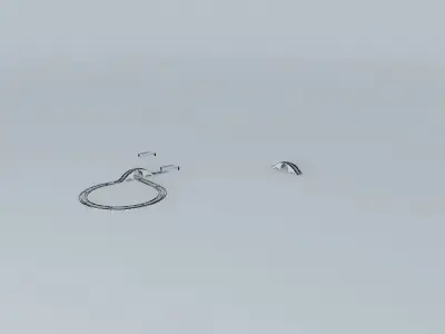 Wooden Toy Train System Free 3D model