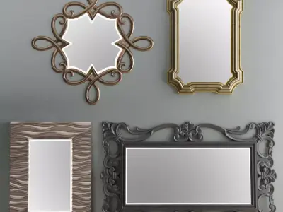 Mirror Collection Set 05 3D model