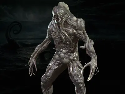 MutantZ8 Low-poly 3D model