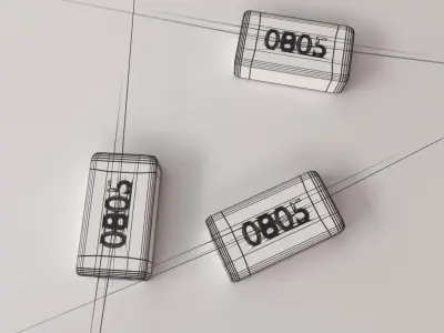 SMD Resistor 3D model