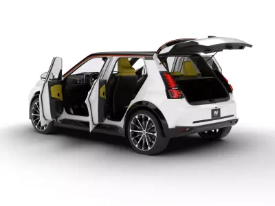 Renault 5 E-Tech 2025 Iconic HQ 3d model 3D model