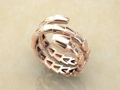 bvlgari ring 3D print model
