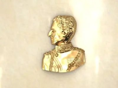 Mohammad Reza Shah Free 3D print model