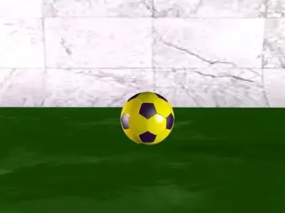 Bouncing Ball Animation Low-poly 3D model