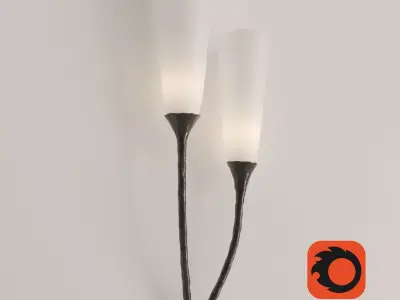 Pierre Yovanovitch Nima Wall lamp 3D model