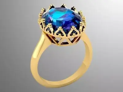 Ring  pk 1 3D print model