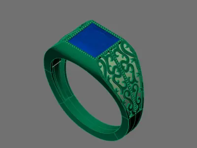 STL 3DM Gents Rings Ready Models Mens Rings 3D print model 3D print model