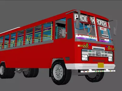 TATA 1510 Low-poly 3D model