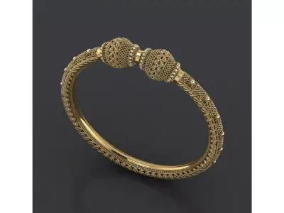 fusion bangles moo karra indian  2 3D print model