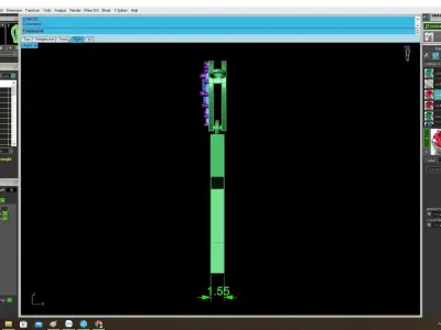 Luxury Letter T Diamond Pendant Jewelry 3D Model 4102 3D print model