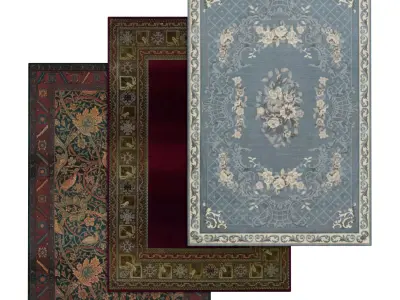 Rug Set 1035 3D model