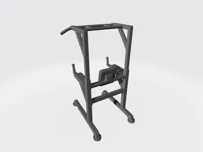 Horizontal bar 3D print model