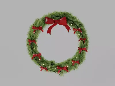 Christmas Garland 3D model