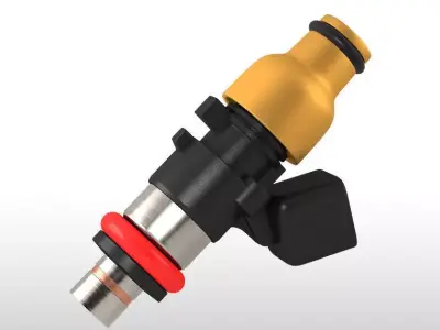 Car Injectors Low-poly 3D model