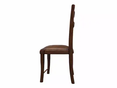 3d Model  Ladderback Chair Isolated On High Render 3D model purchase