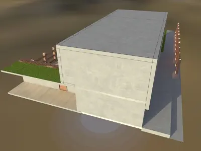 Villa 3d Outdoor Model 3D model
