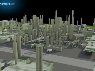 Industrial Area 3D model