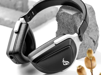 Asus ROG Delta S Headphone Decorative Set 3D Model 3D model