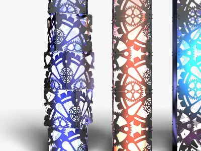 Stage Decor 01 3D model