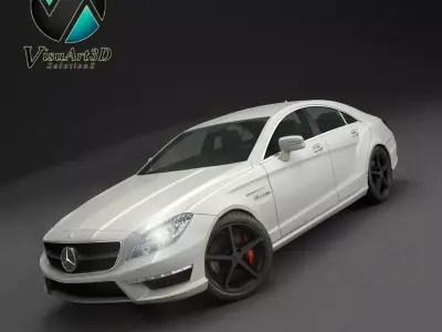 Mercedes Benz CLS AMG 2012 3D model