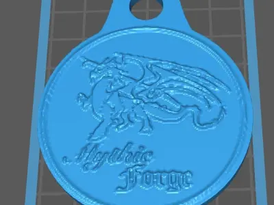 Mythic Forge Ornament 3D print model