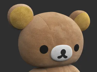 Rilakkuma Plush soft toy doll  3D model