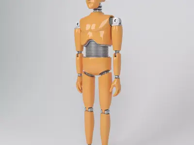 Crash test dummy 3D model