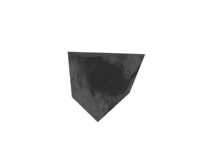 Concrete rock Free low-poly 3D model