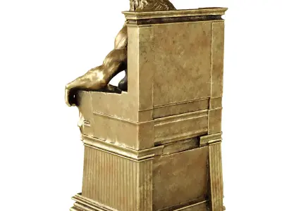 zeus statue 3D model