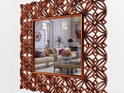 mirror decorative wall mirrors for living room 3D model