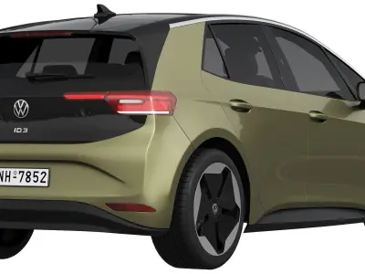 Volkswagen ID3 2024 3D model