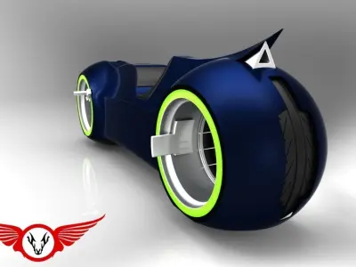 TRON Bike Free 3D model