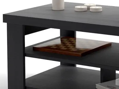 Table tv stand for living room 3D model